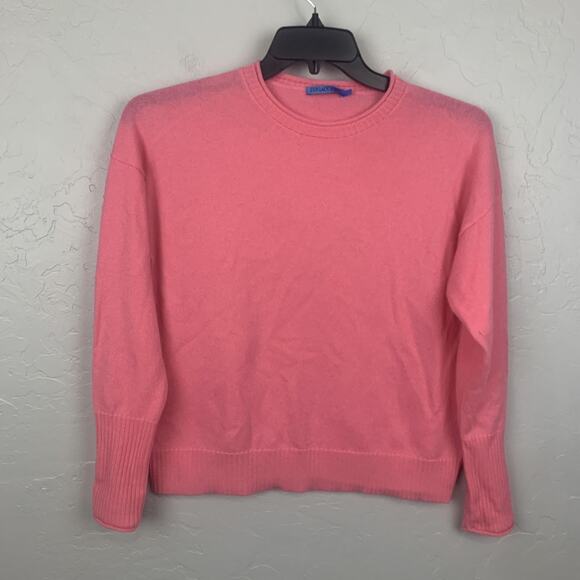 J. McLaughlin Sweaters - J. McLaughlin Sweater Womens Small Pink 100% Cashmere Crewneck Pullover Knit